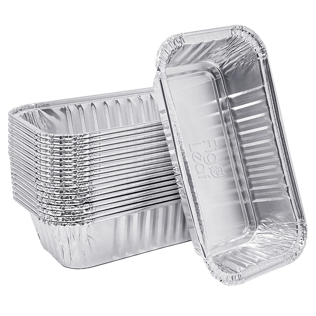 20 Pack Disposable Aluminum Foil Drip Pans S289