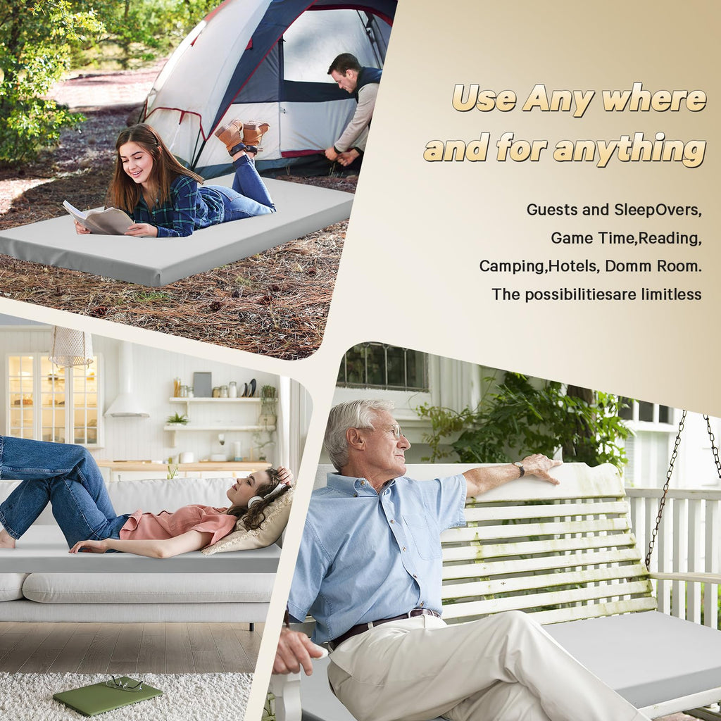 2 Inch Memory Foam Camping Cot Pad T62455