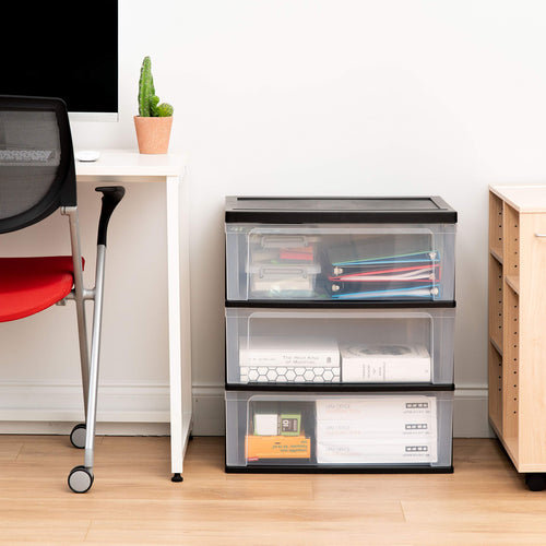 3 Drawer Storage Cart with Wheels W949030
