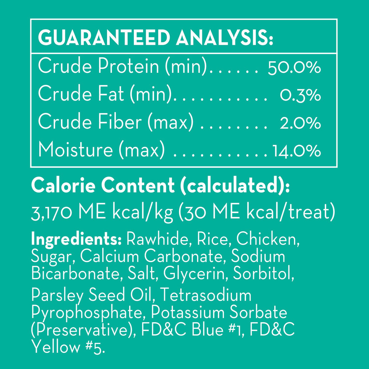 Chicken & Parsley Dental Sticks Dog Treats 48 Count M4310