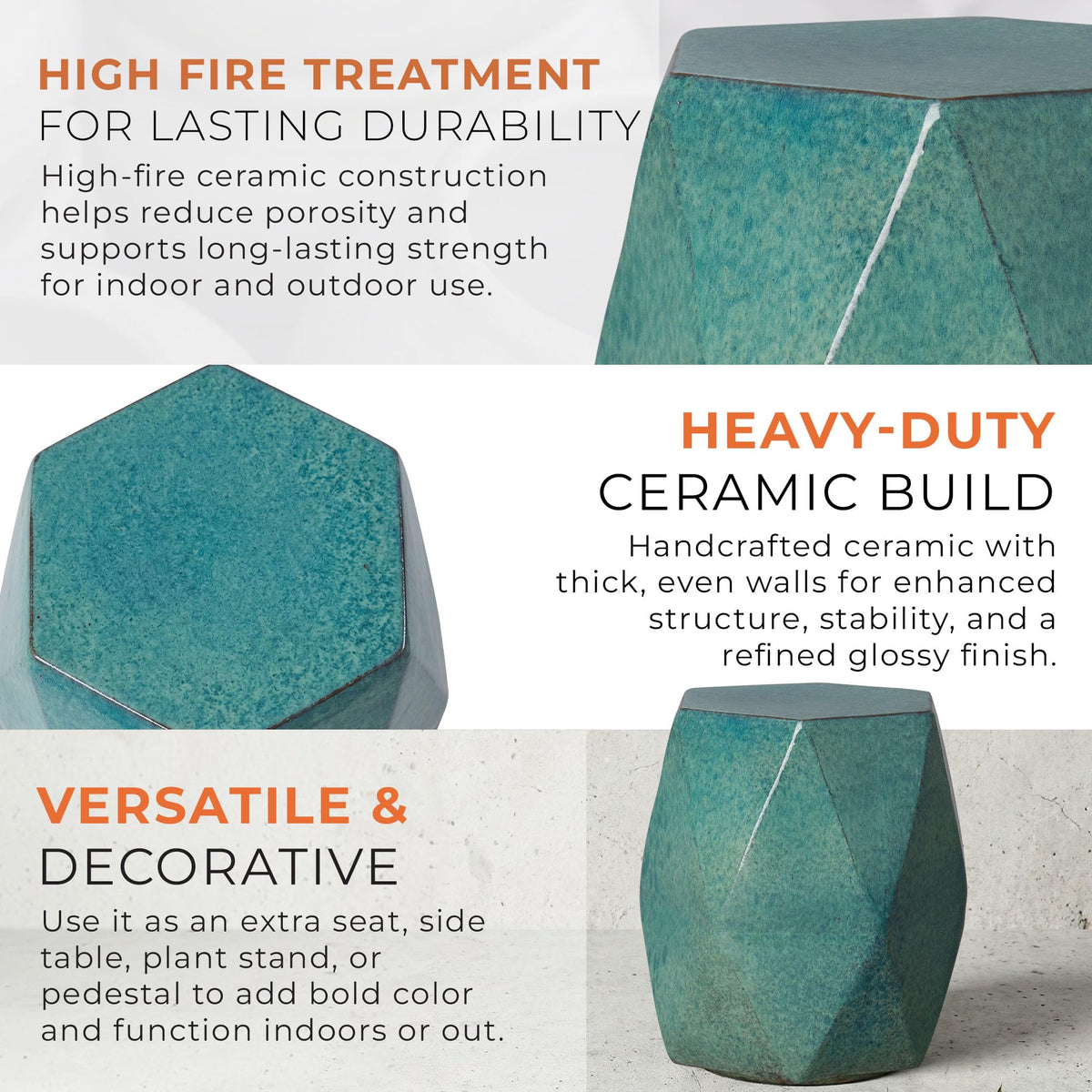 Teal 18x22 Stool W36190