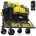 Collapsible Wagon with Extended Tailgate, Black B801