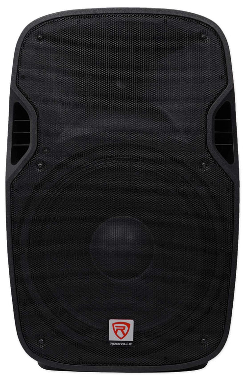 15" Passive 1600W DJ PA Speakers with Tripod Stands and Cables T817