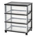3 Drawer Storage Cart with Wheels W949030