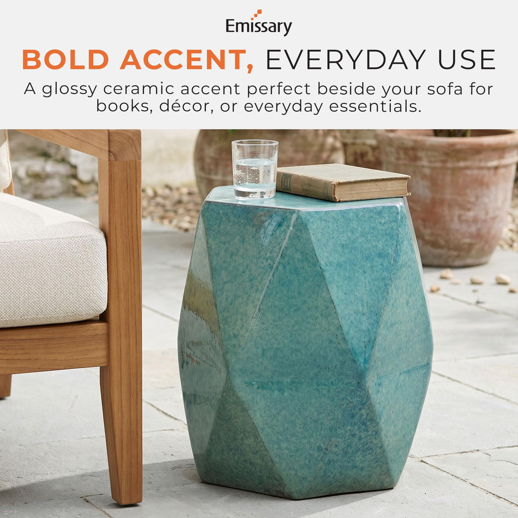 Teal 18x22 Stool W36190