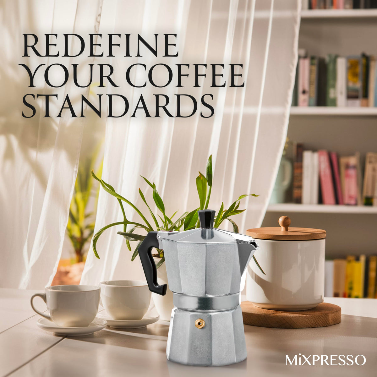 3 Cup Moka Pot Stovetop Espresso Maker O545