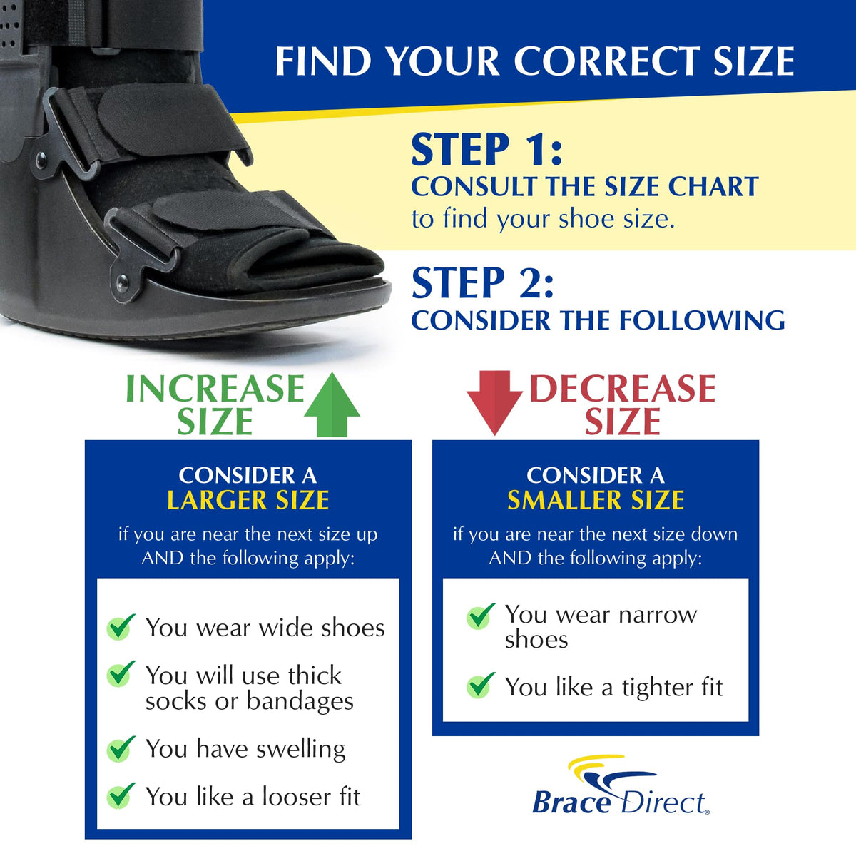 Tall Air CAM Walker Fracture Boot N997