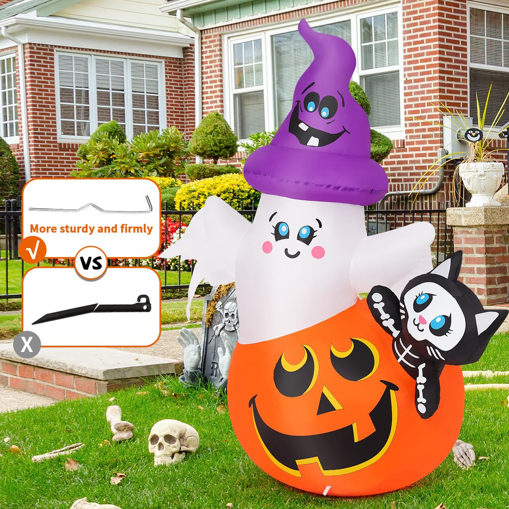 5 FT Halloween Inflatables with Built-in LEDs D724538