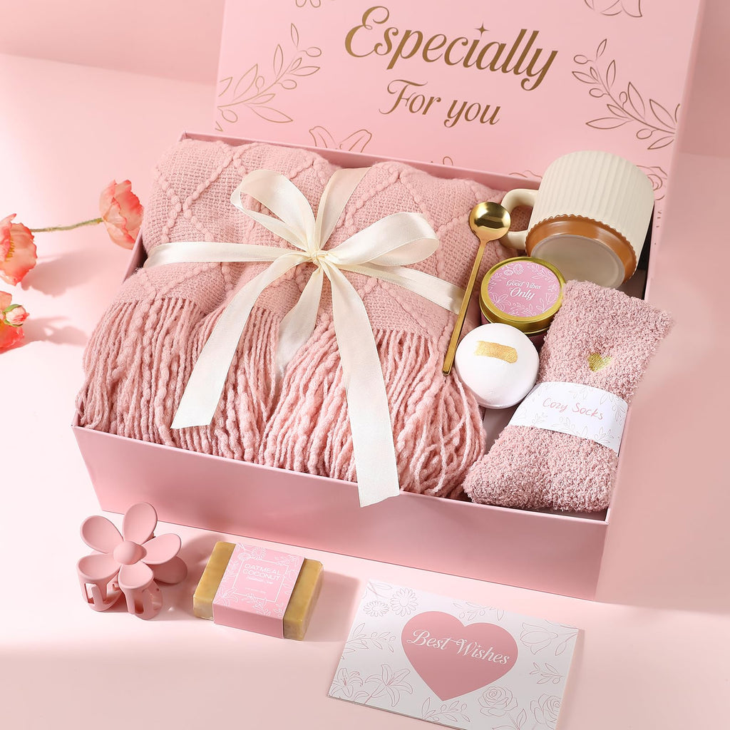 Get Well Soon Gifts Baskets for Women (Pink) G20775