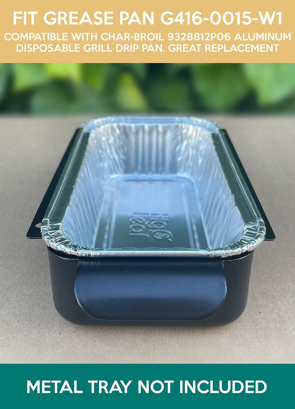 20 Pack Disposable Aluminum Foil Drip Pans S289