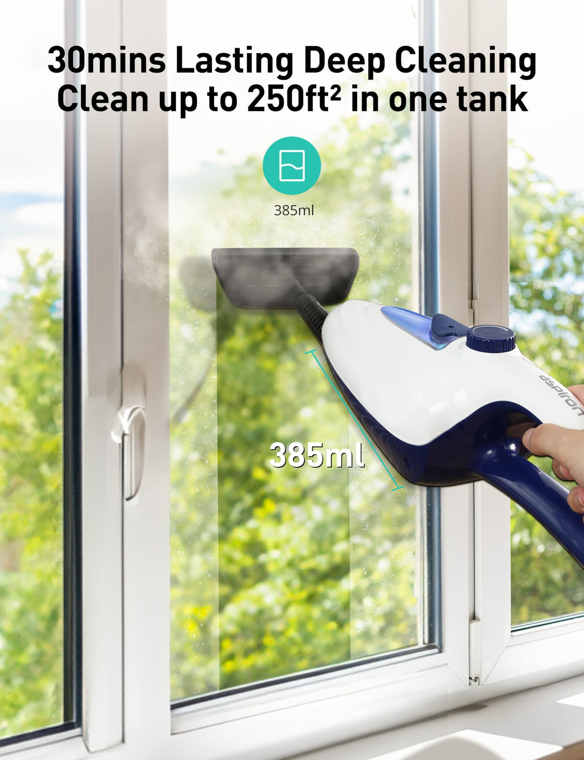 1500W Detachable Handheld Steam Mop N6100