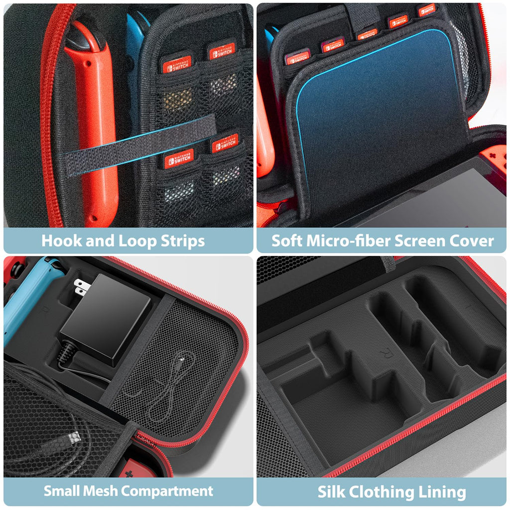 Red & Grey Portable Carrying Case A644684