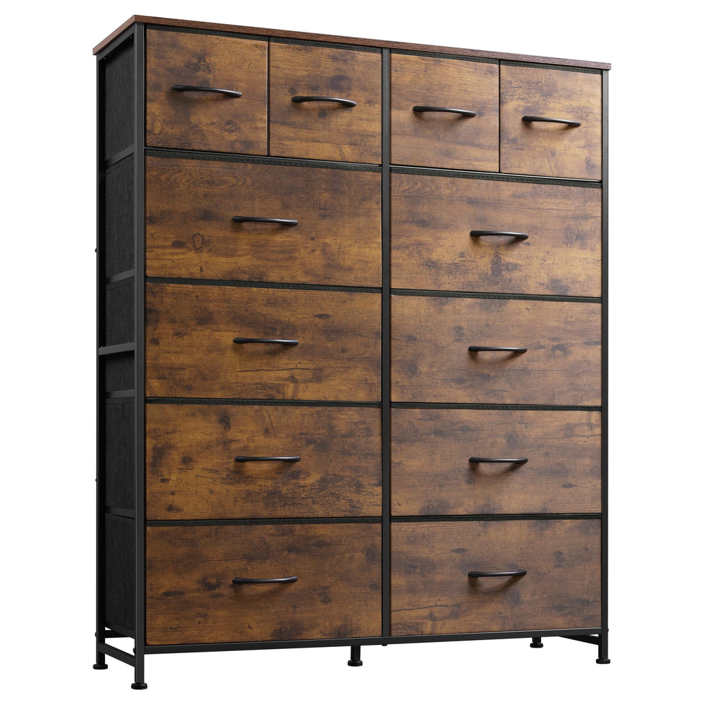 12 Drawer Fabric Dresser Storage Chest A58057