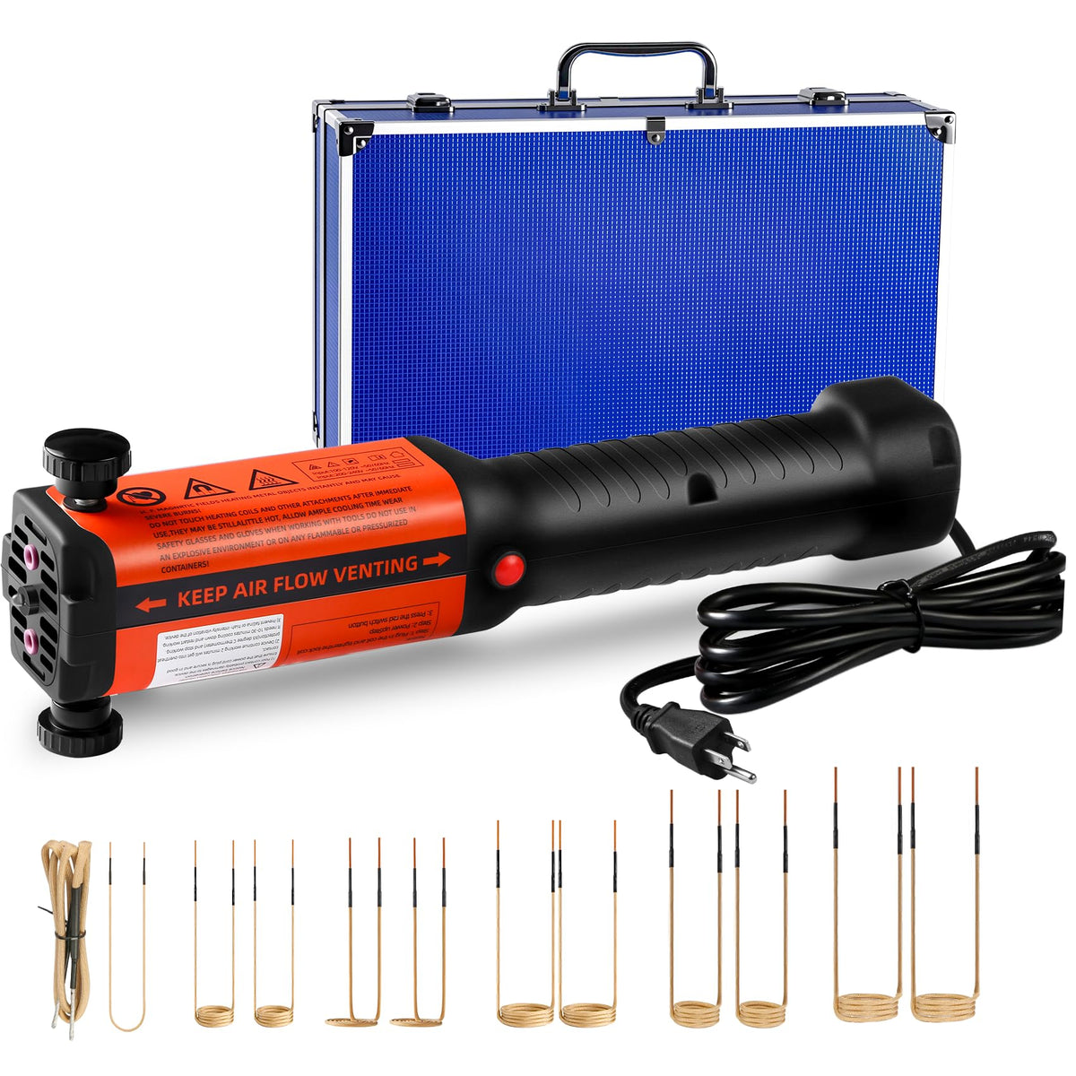 1500W Induction Heater Bolt Removal Kit with Case J96607