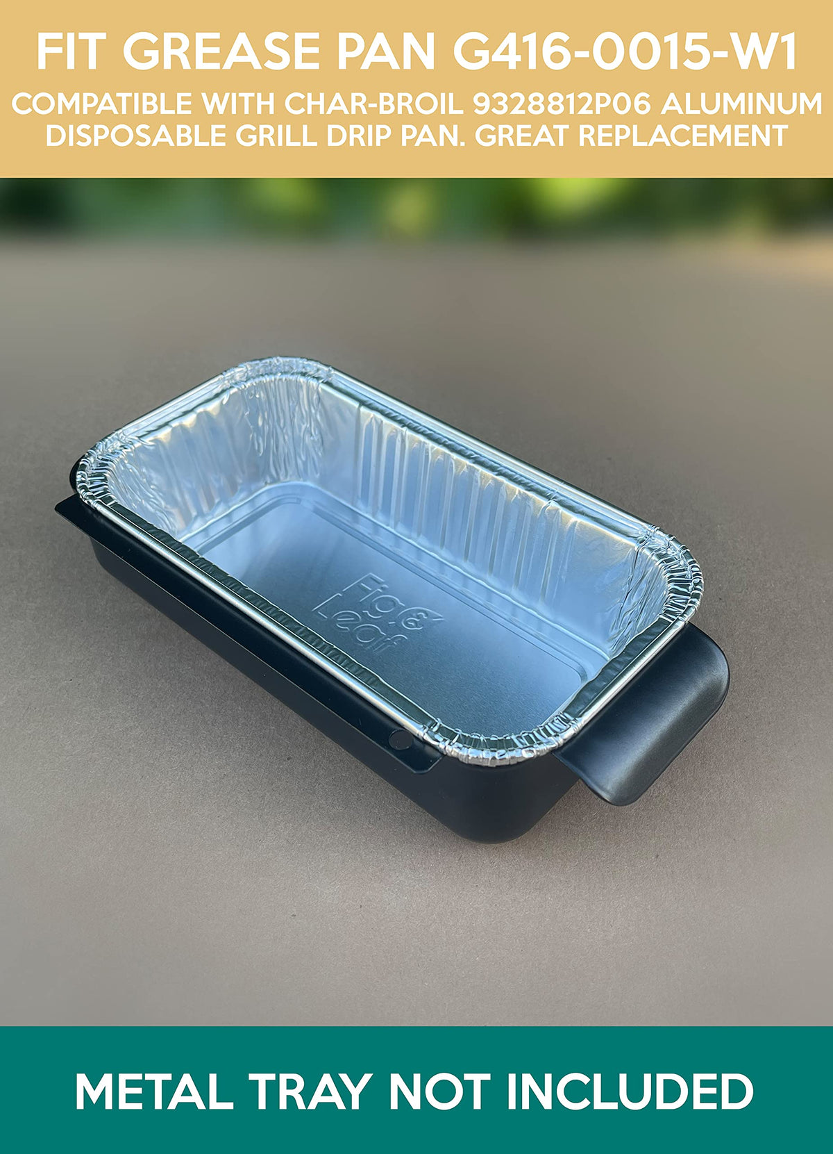 20 Pack Disposable Aluminum Foil Drip Pans S289