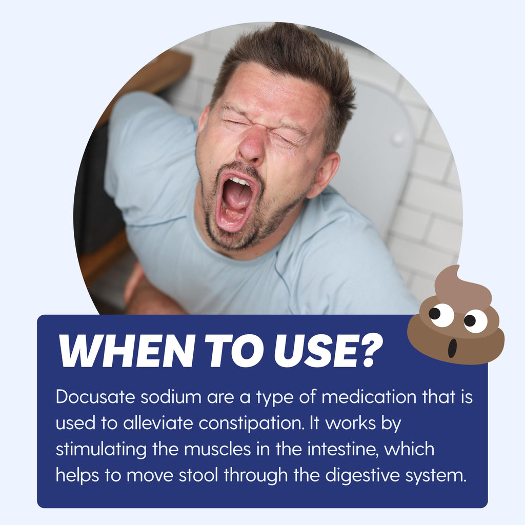 Docusate Sodium Stool Softener Liquid 50mg/5mL K999