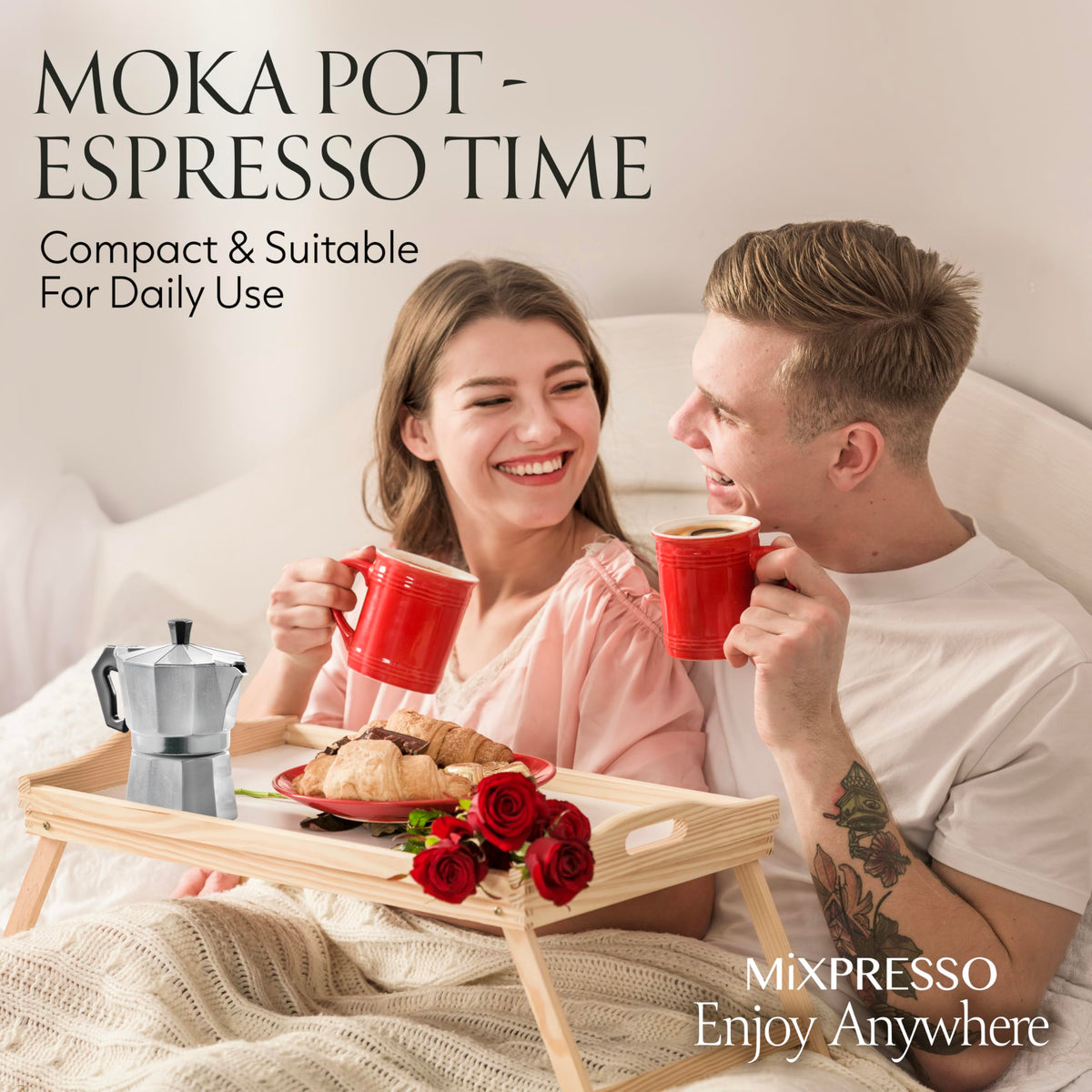 3 Cup Moka Pot Stovetop Espresso Maker O545