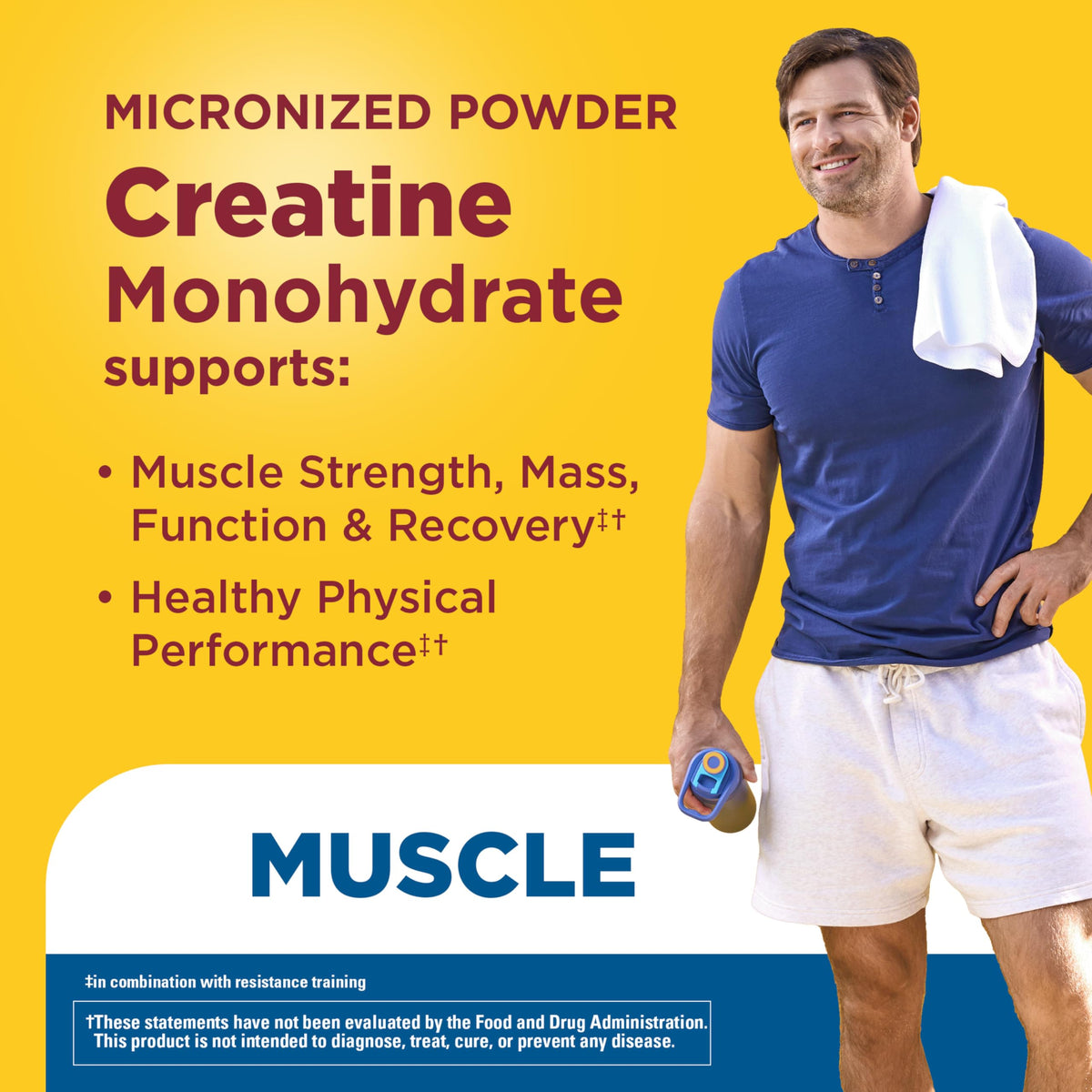 Micronized Creatine Monohydrate Powder 5g per Serving L32383