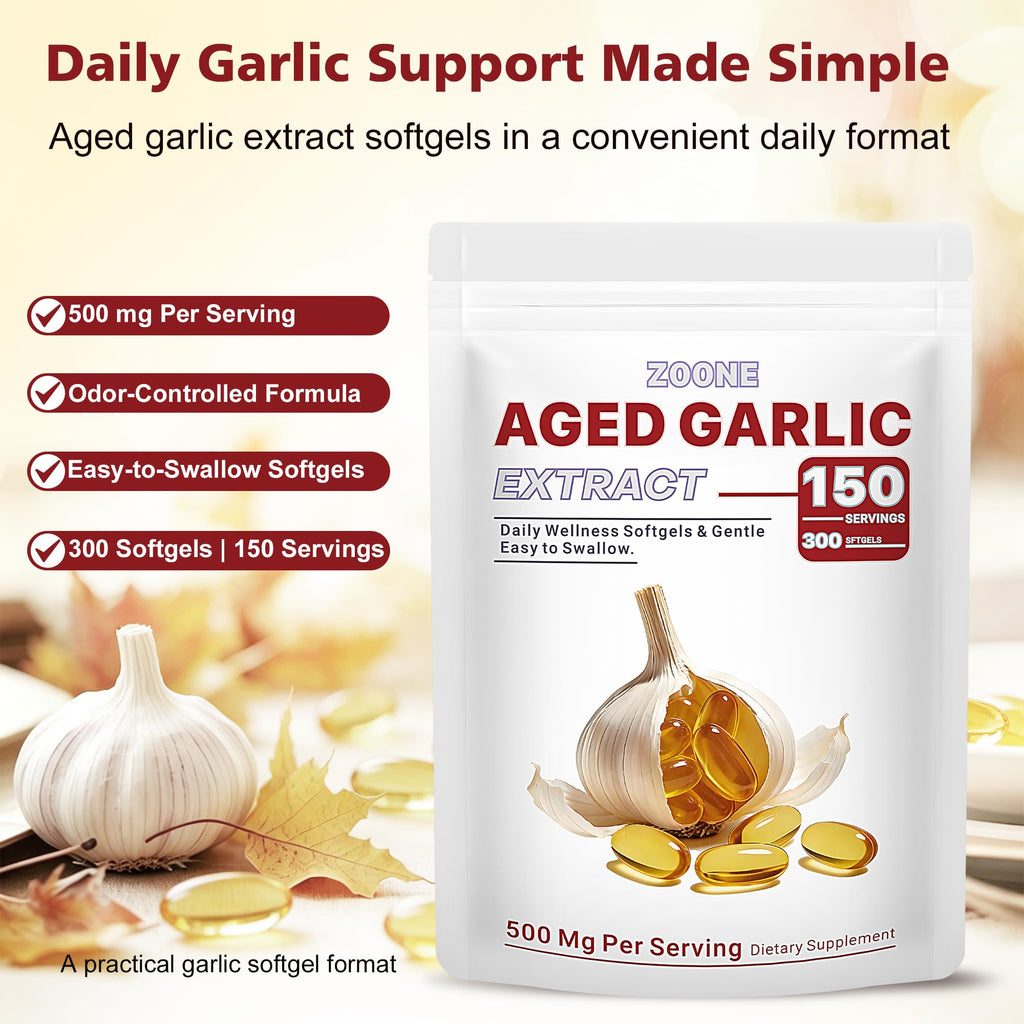 Odorless Garlic Extract 500 mg Softgels L1835