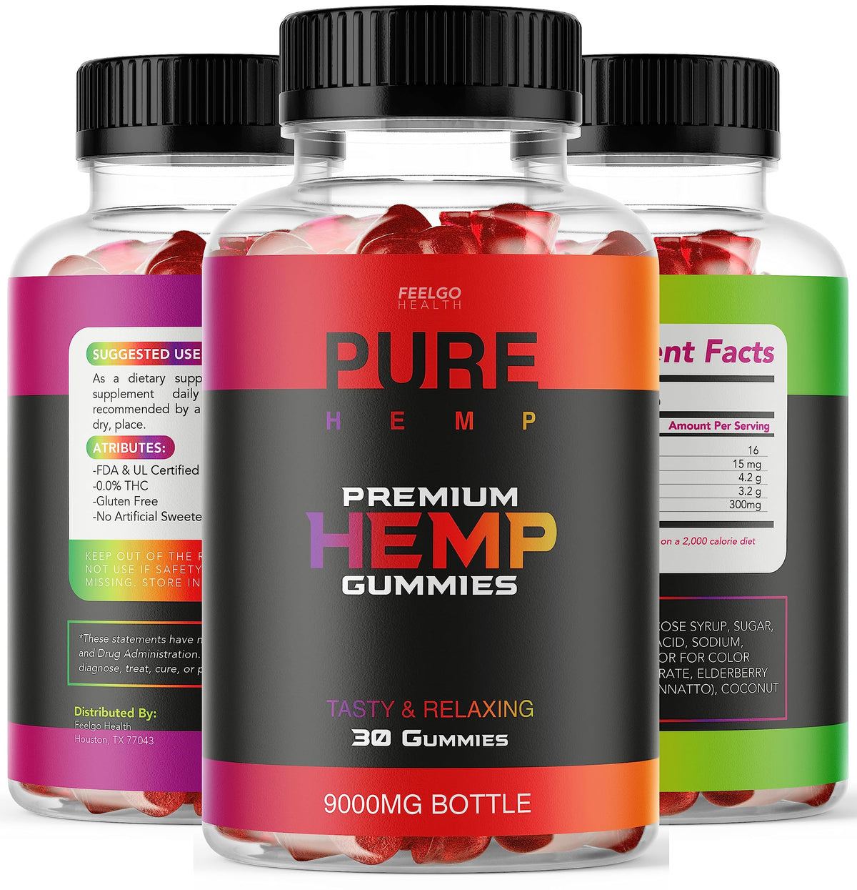 2 Pack Hemp Gummies 300 MG S4032